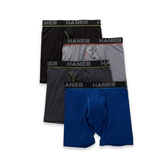 Hanes Other - Hanes Men Platinum Comfort Flex Fit Boxer Briefs 4-Pack Size S